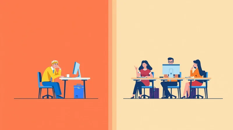Comparison of expertise breadth between a single in-house hire and an outsourced team