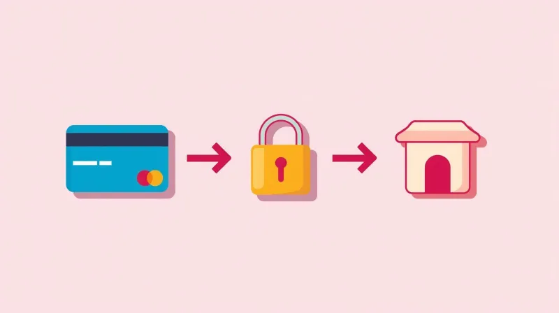 PCI compliance with Stripe showing secure payment flow through encrypted gateway