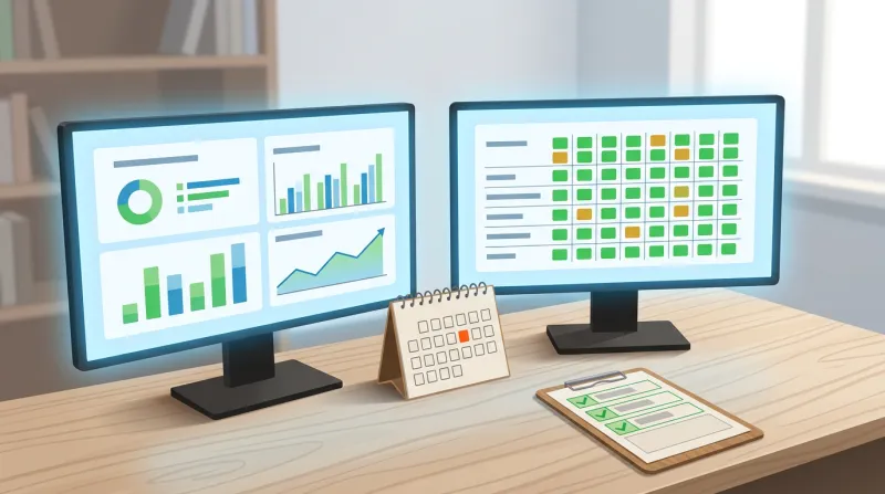 Security operations workspace with monitoring dashboards and firewall configurations being reviewed in preparation for an upcoming high-visibility event
