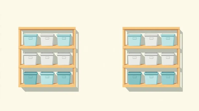 Neatly organized storage representing professional WordPress plugin audit and consolidation