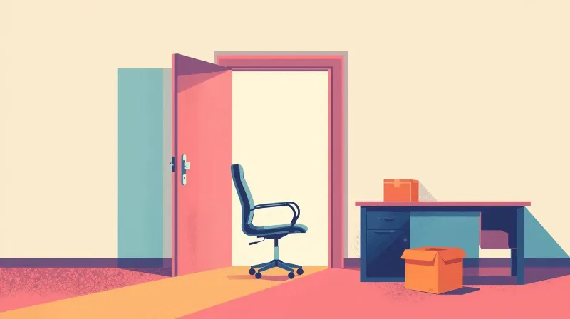An open door representing staff turnover and institutional knowledge loss at nonprofits