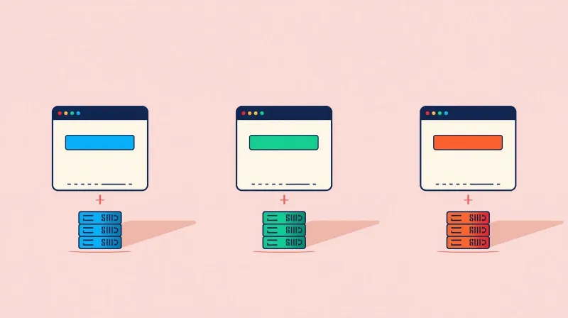 Side-by-side comparison of subdomain and subdirectory URL structures for WordPress Multisite networks