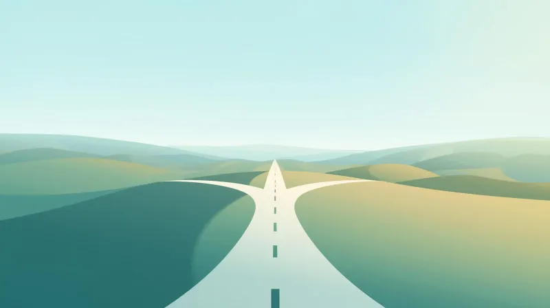Three diverging paths representing the build, buy, or partner options for agency WordPress maintenance