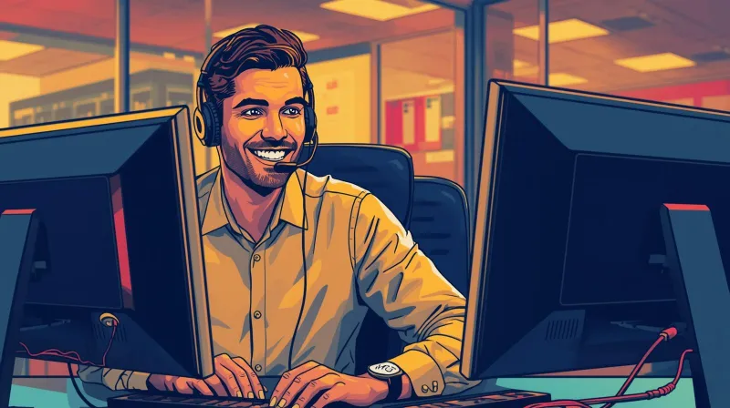 Technical support specialist providing dedicated website assistance